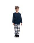 Pijama-Masculino-Infantil-Xadrez-Longo-Murilo-Tombini