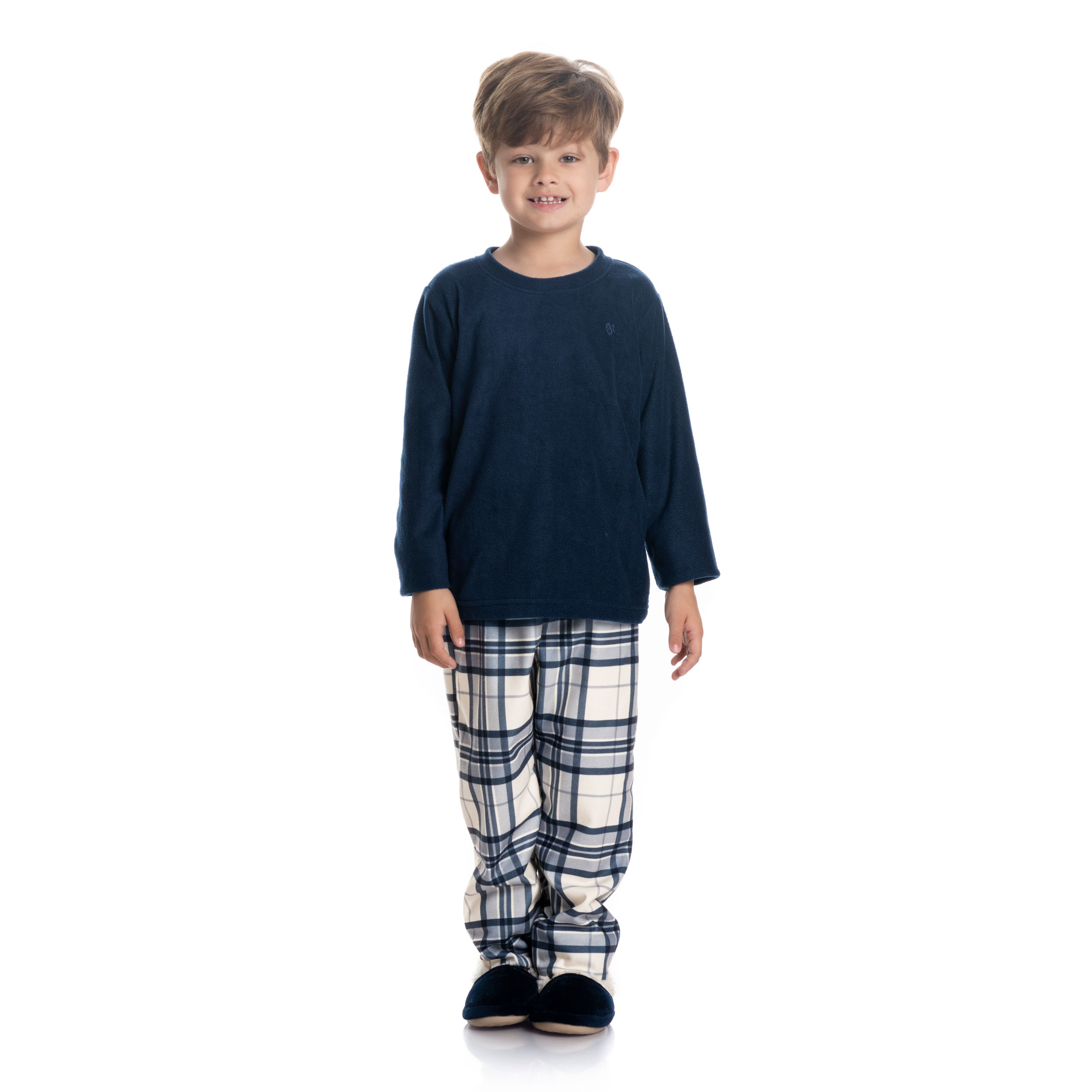Pijama-Masculino-Infantil-Xadrez-Longo-Murilo-Tombini