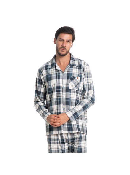 Pijama-Masculino-Abotoado-Longo-Xadrez-Danilo-Tombini-2938D