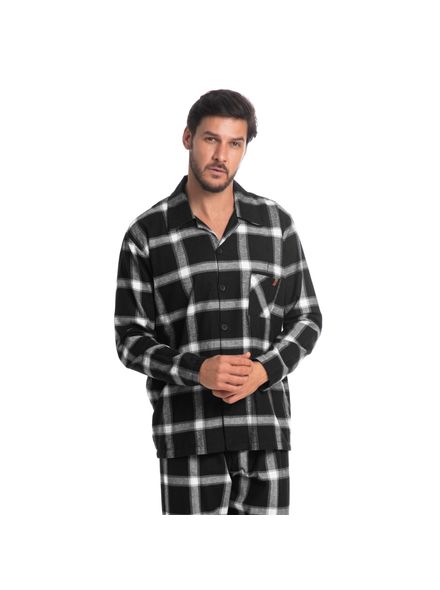 Pijama-Masculino-Abotoado-Longo-Xadrez-Danilo-Tombini