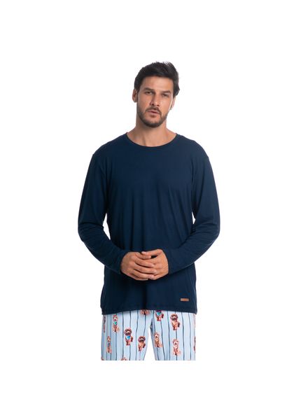 Pijama-Masculino-Longo-Doodle-Dog-Tombini