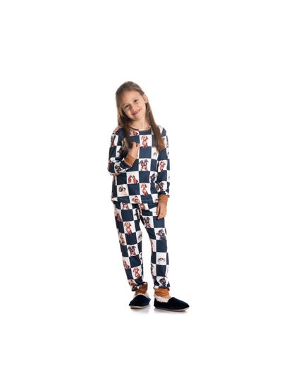 Pijama Unissex Infantil Longo Friends - Imagem 3 - Desktop