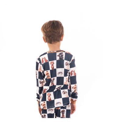 Pijama Unissex Infantil Longo Friends - Imagem 7 - Mobile