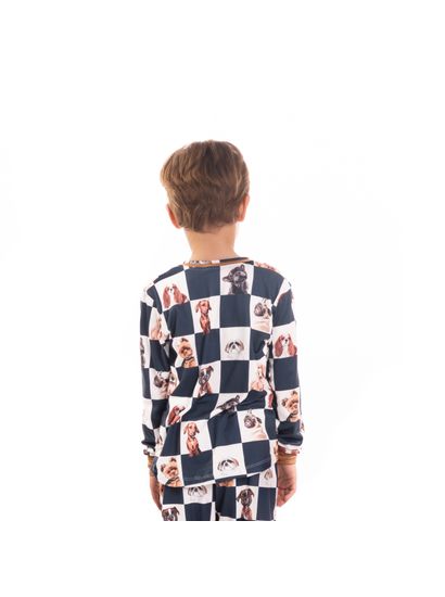 Pijama Unissex Infantil Longo Friends - Imagem 7 - Desktop