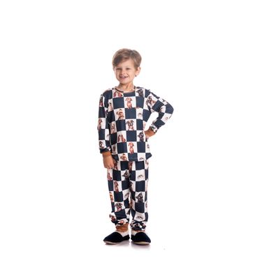 Pijama Unissex Infantil Longo Friends - Imagem 8 - Mobile