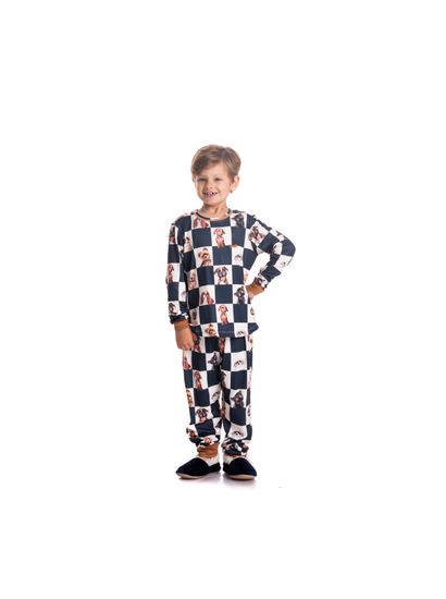 Pijama Unissex Infantil Longo Friends - Imagem 8 - Desktop