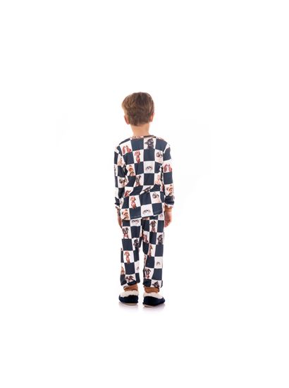 Pijama Unissex Infantil Longo Friends - Imagem 9 - Desktop