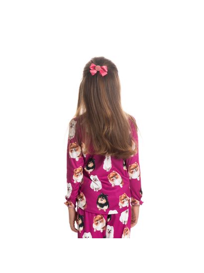 Pijama Lyla Longo Infantil Feminino - Imagem 2 - Desktop