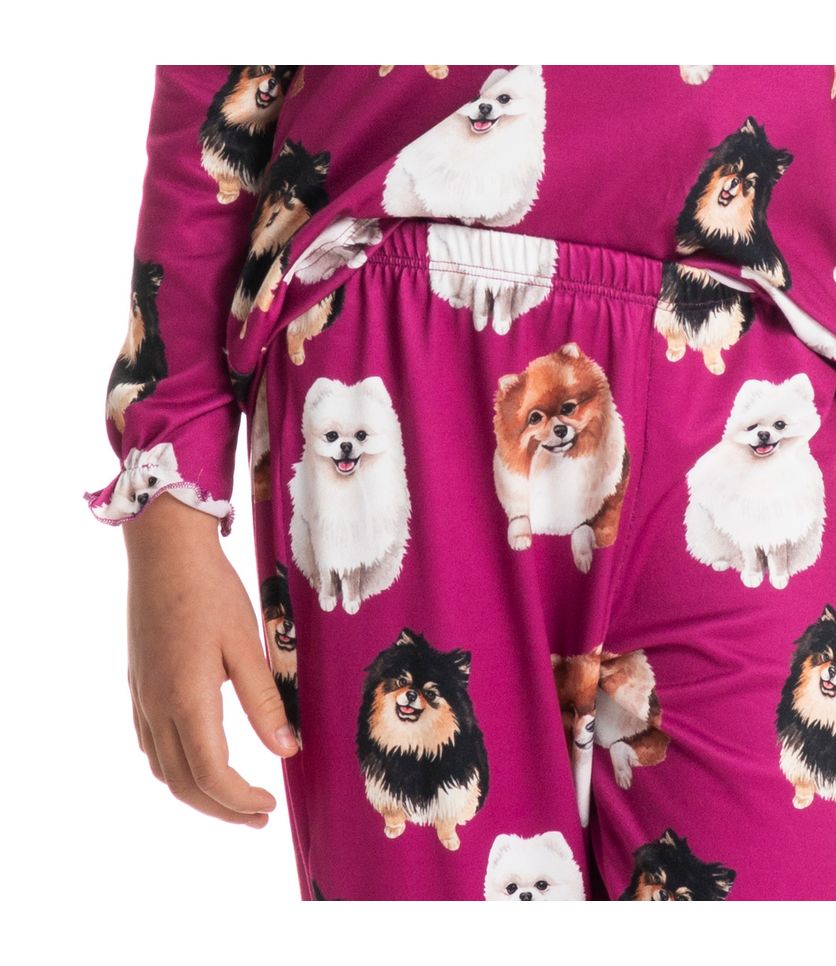 Pijama Lyla Longo Infantil Feminino - Imagem 5 - Desktop