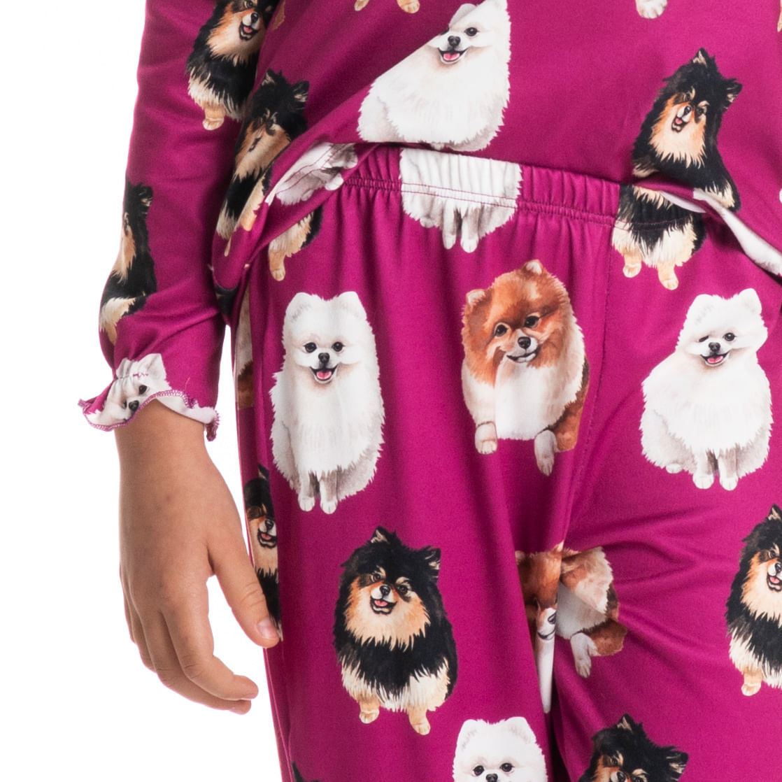 Pijama Lyla Longo Infantil Feminino - Imagem 5 - Mobile