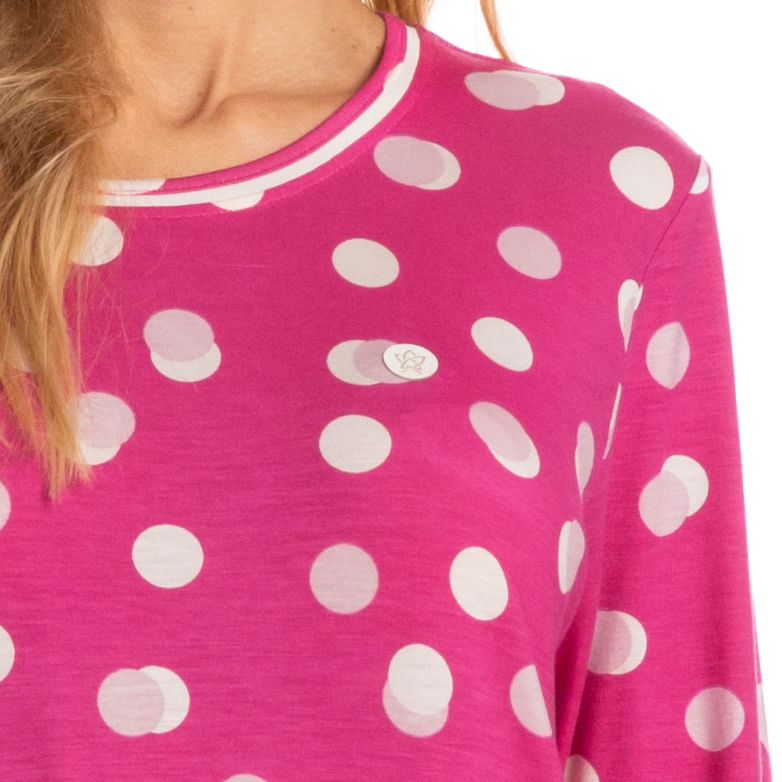 Camisão Feminino Curto Manga Longa Alana - Imagem 5 - Mobile