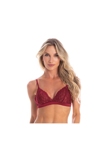 Sutiã Com Bojo Slim Manu Vermelho - Imagem 1