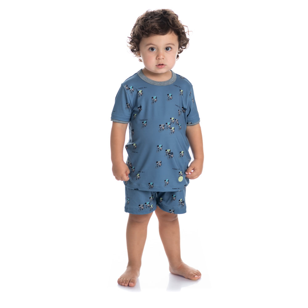 Pijama-Infantil-Unissex-Curto-Bambini-Tombini