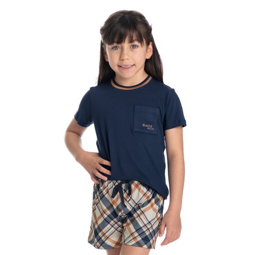 Pijama-Infantil-Unissex-Curto-Chess-Tombini