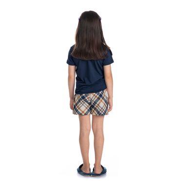 Pijama Infantil Unissex Curto Chess Tombini - Imagem 4 - Mobile