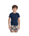 Pijama-Infantil-Unissex-Curto-Chess-Tombini