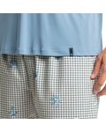 Pijama-Masculino-Curto-Xadrez-Clovis-Tombini