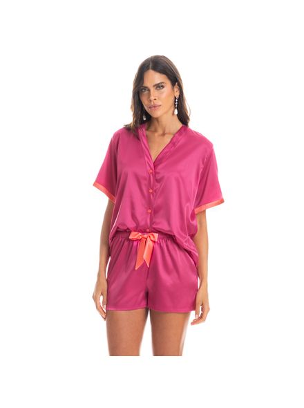 Pijama-Feminino-Curto-Abotoado-Em-Cetim-Milena-Daniela-Tombini