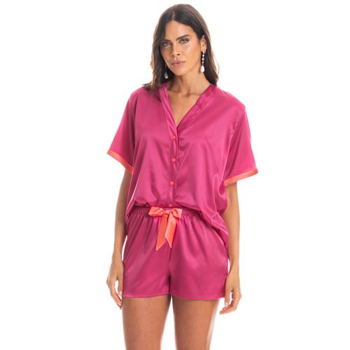 Pijama-Feminino-Curto-Abotoado-Em-Cetim-Milena-Daniela-Tombini