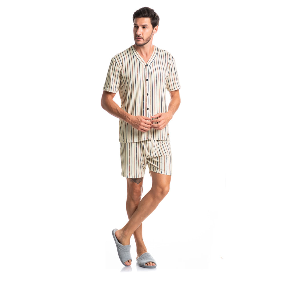 Pijama-Masculino-Curto-Abotoado-Benjamin-Tombini