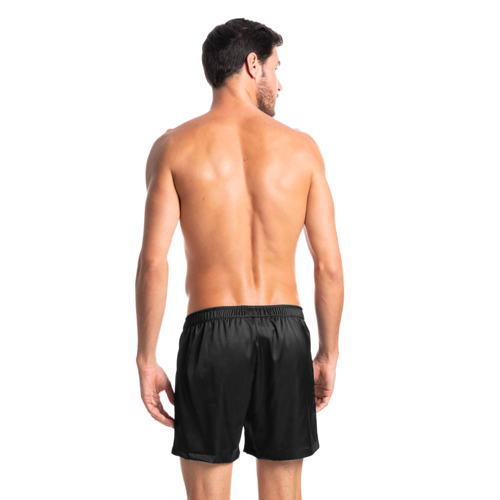 Boxer Masculina Lisa Enzo Tombini Preto - Imagem 2