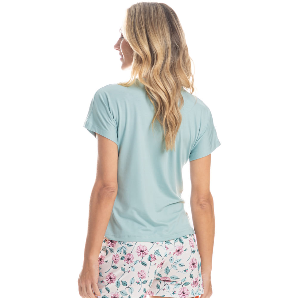 Pijama-Feminino-Curto-Com-Bolso-Melissa-Azul