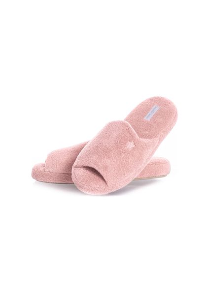 Chinelo Em Atoalhado Bruna Aberto Rosa - Imagem 1