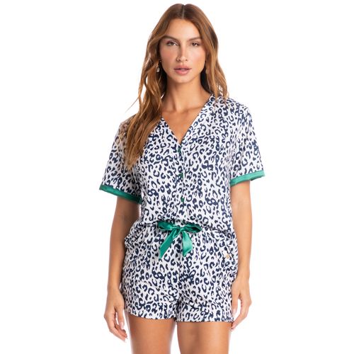 Pijama-Feminino-Curto-Abotoado-Joana-Verde