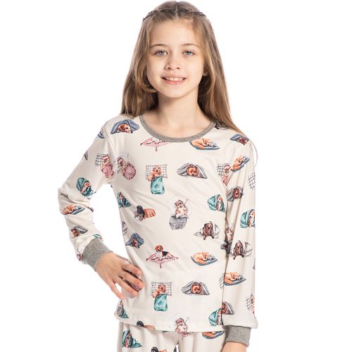 Pijama-Infantil-Unissex-Longo-Dreams