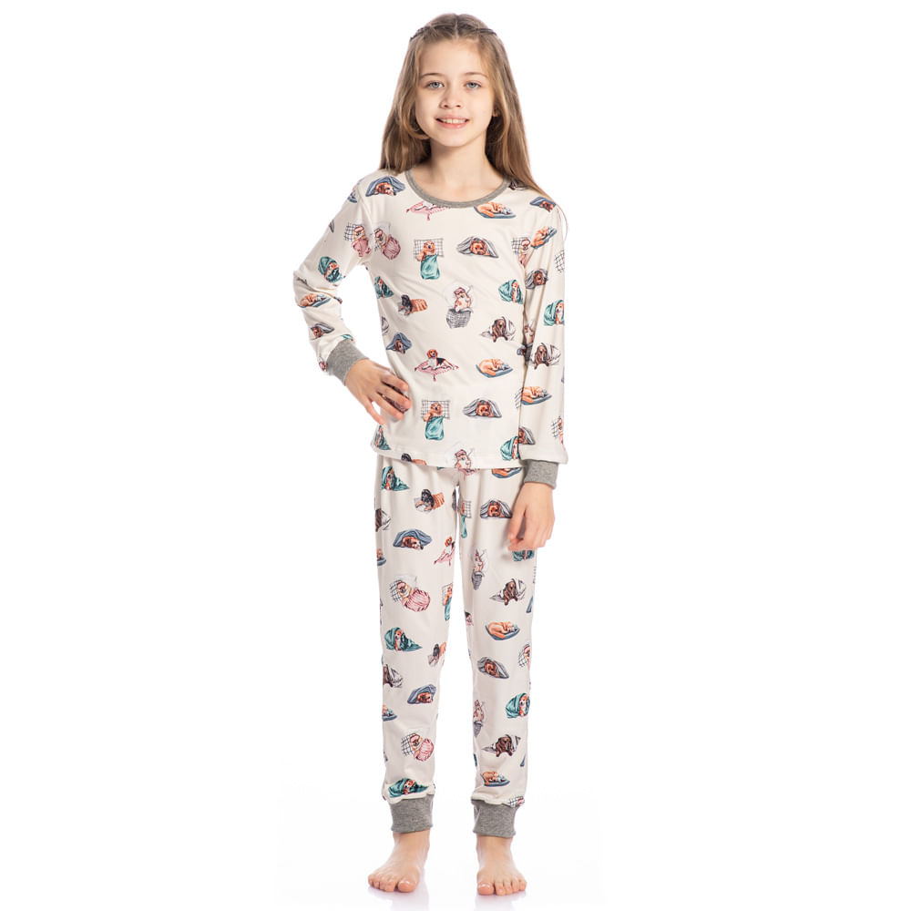 Pijama-Infantil-Unissex-Longo-Dreams