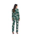 Pijama-Feminino-Longo-Abotoado-Floral-Luna