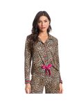 Pijama-Feminino-Longo-Abotoado-Animal-Print-Luna