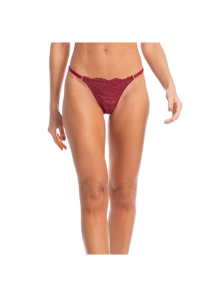 Calcinha Em Renda String Atena Vermelho - Imagem 1