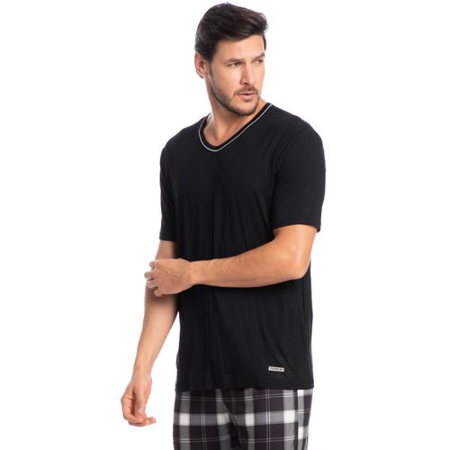 Pijama-Masculino-Longo-Manga-Curta-Decote-V-Lucas-Tombini