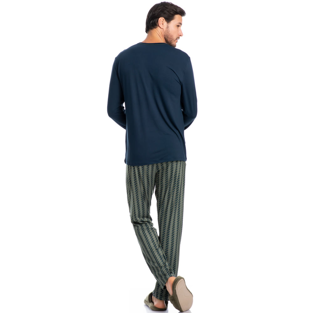Pijama-Masculino-Longo-Decote-V-Henri-Tombini