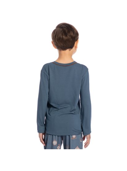 Pijama Infantil Masculino Longo Victor Tombini - Imagem 2 - Desktop