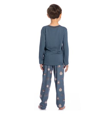Pijama Infantil Masculino Longo Victor Tombini - Imagem 4 - Mobile