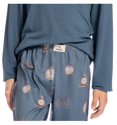 Pijama Infantil Masculino Longo Victor Tombini - Imagem 5 - Mobile