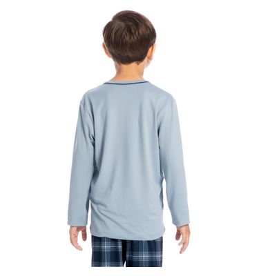 Pijama Infantil Masculino Longo Xadrez Bento Tombini - Imagem 2 - Mobile