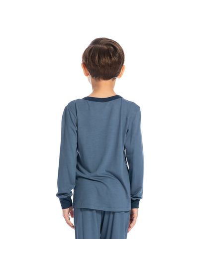 Pijama Infantil Masculino Longo Antônio Tombini - Imagem 2 - Desktop