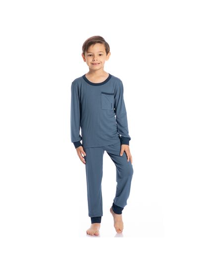 Pijama Infantil Masculino Longo Antônio Tombini - Imagem 3 - Desktop