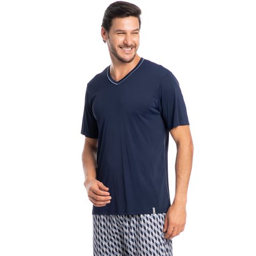 Pijama-Masculino-Curto-Estampado-Clovis-Tombini