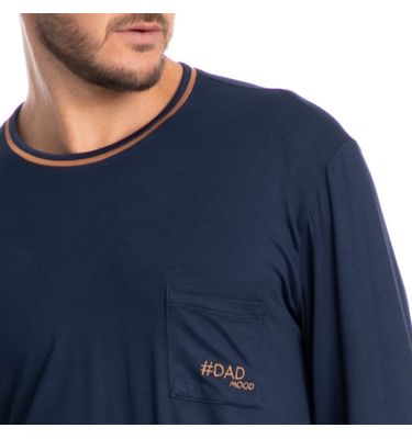 Pijama Masculino Longo Chess Tombini - Imagem 5 - Mobile