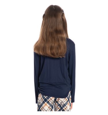 Pijama Unissex Infantil Curto Chess Tombini - Imagem 2 - Mobile