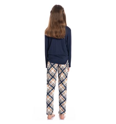 Pijama Unissex Infantil Curto Chess Tombini - Imagem 4 - Mobile