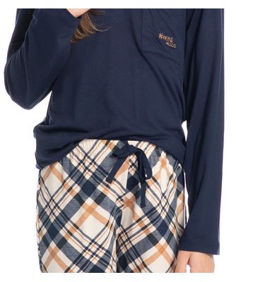 Pijama Unissex Infantil Curto Chess Tombini - Imagem 5 - Mobile