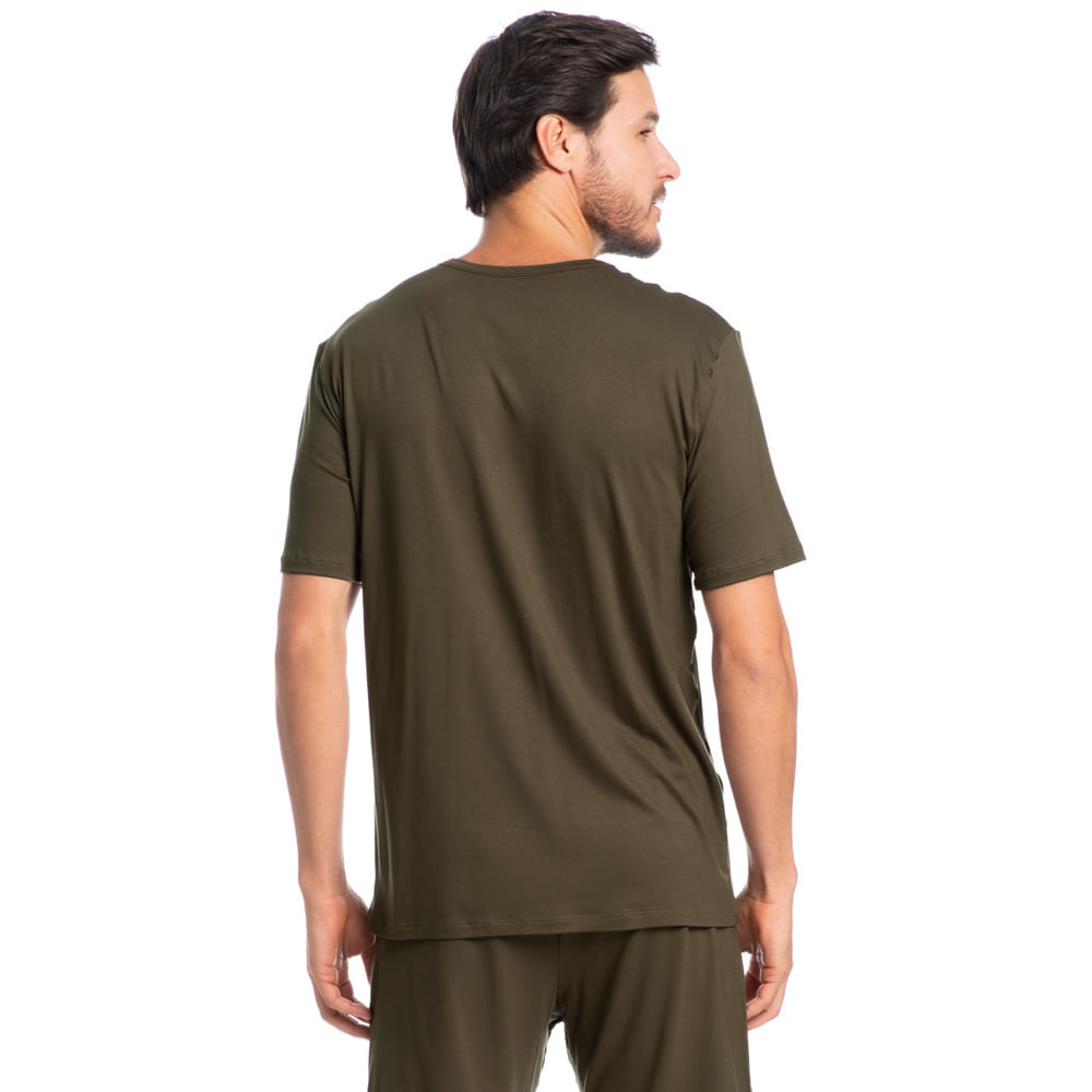 Pijama Masculino Curto New Romeu Tombini - Imagem 2 - Mobile