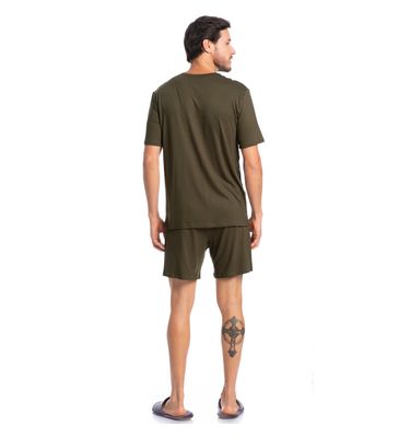 Pijama Masculino Curto New Romeu Tombini - Imagem 4 - Mobile