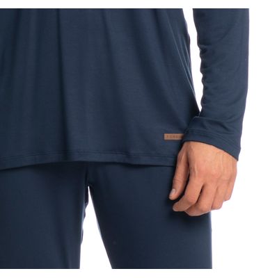 Pijama Masculino Decote V Longo New Romeu Tombini - Imagem 5 - Mobile