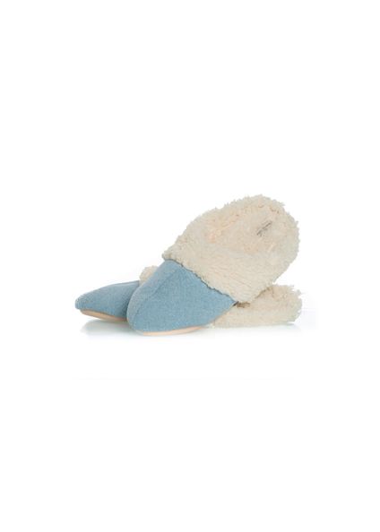 Chinelo Feminino Em Tweed Bianca Azul - Imagem 1